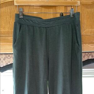 Eddie Bauer Olive Green Jogger Pants with Tapered Ankles